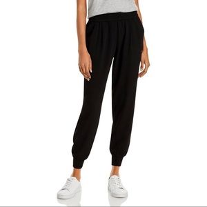 Joie Mariner Black Crepe Jogger Trouser Pants